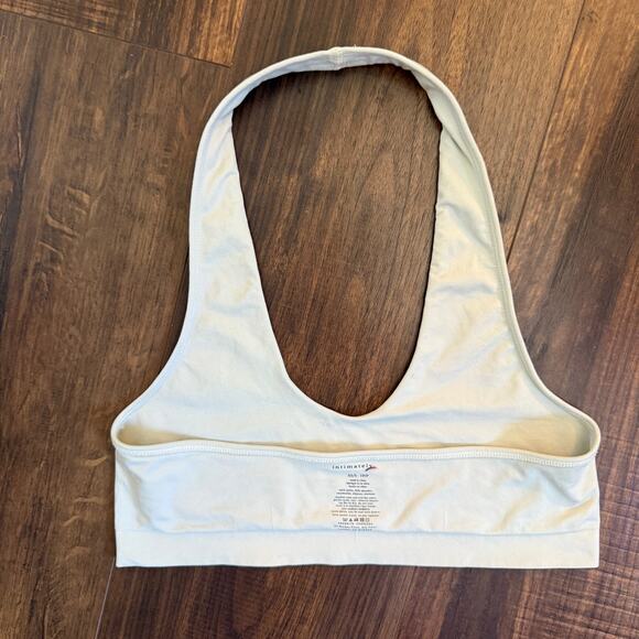 Intimately Free People Super Soft Pale Celery Green Halter Top Bra - xs - Picture 4 of 7